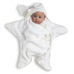 BugsEar Star Fleece Baby Wrap Blanket size XS